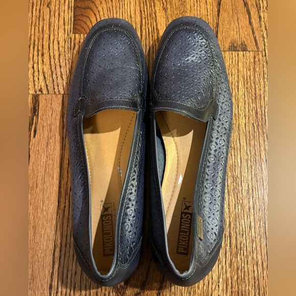 Pikolinos | Blue Slip-on Loafers Leather Sz 41/11 - Picture 5 of 6